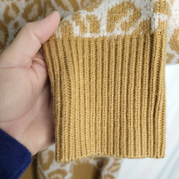 TORRID Popcorn Leopard Print Drop Shoulder Sweater Women's Size 2X - Picture 9 of 12